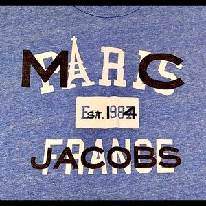 Ltd. Edition Marc Jacobs Heather Blue Paris Graphic Tee